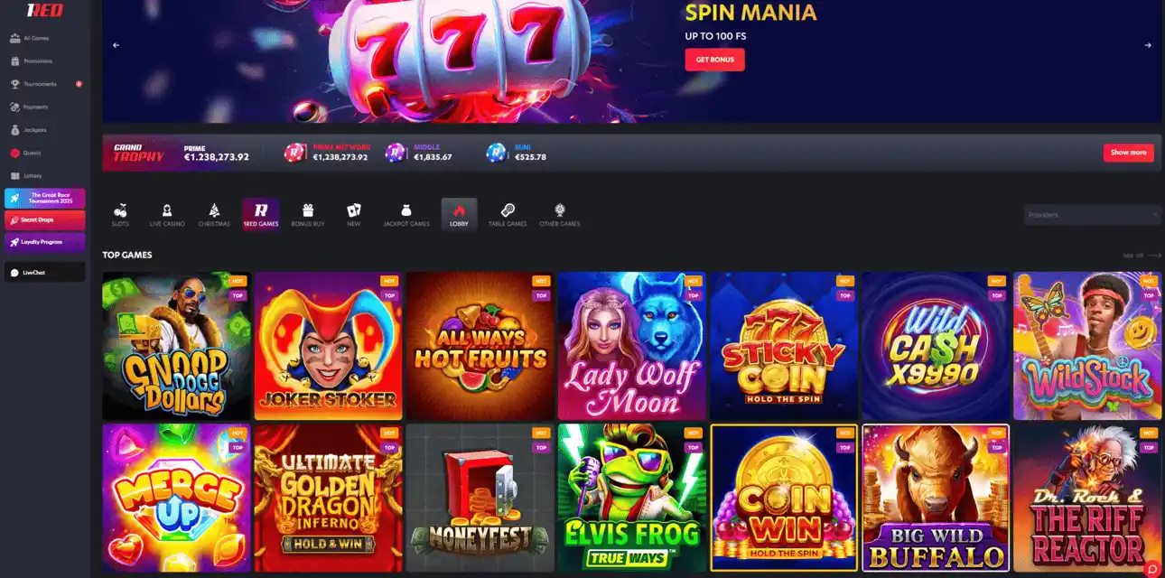 Home Page 1Red Casino